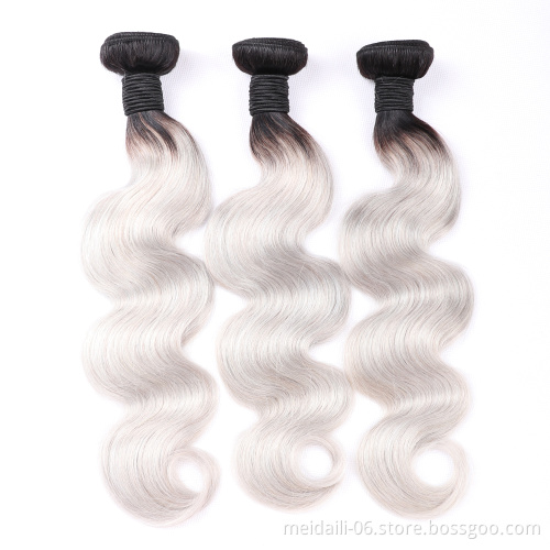 Hair Body Wave Hair Extensions, Wholesale Cheap Soft Body Style Wave Color Ombre Hair Bundles